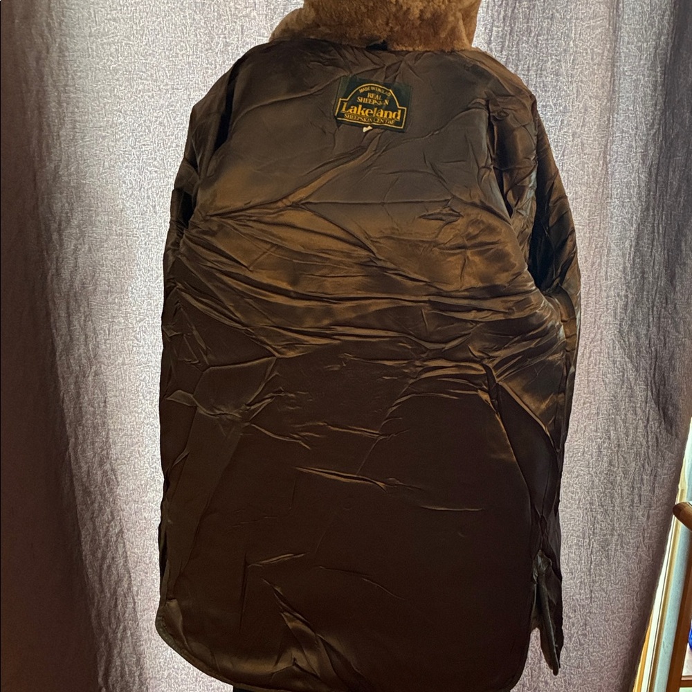 Brown Genuine Shearling Women's Coat Made in England. - Picture 11 of 16